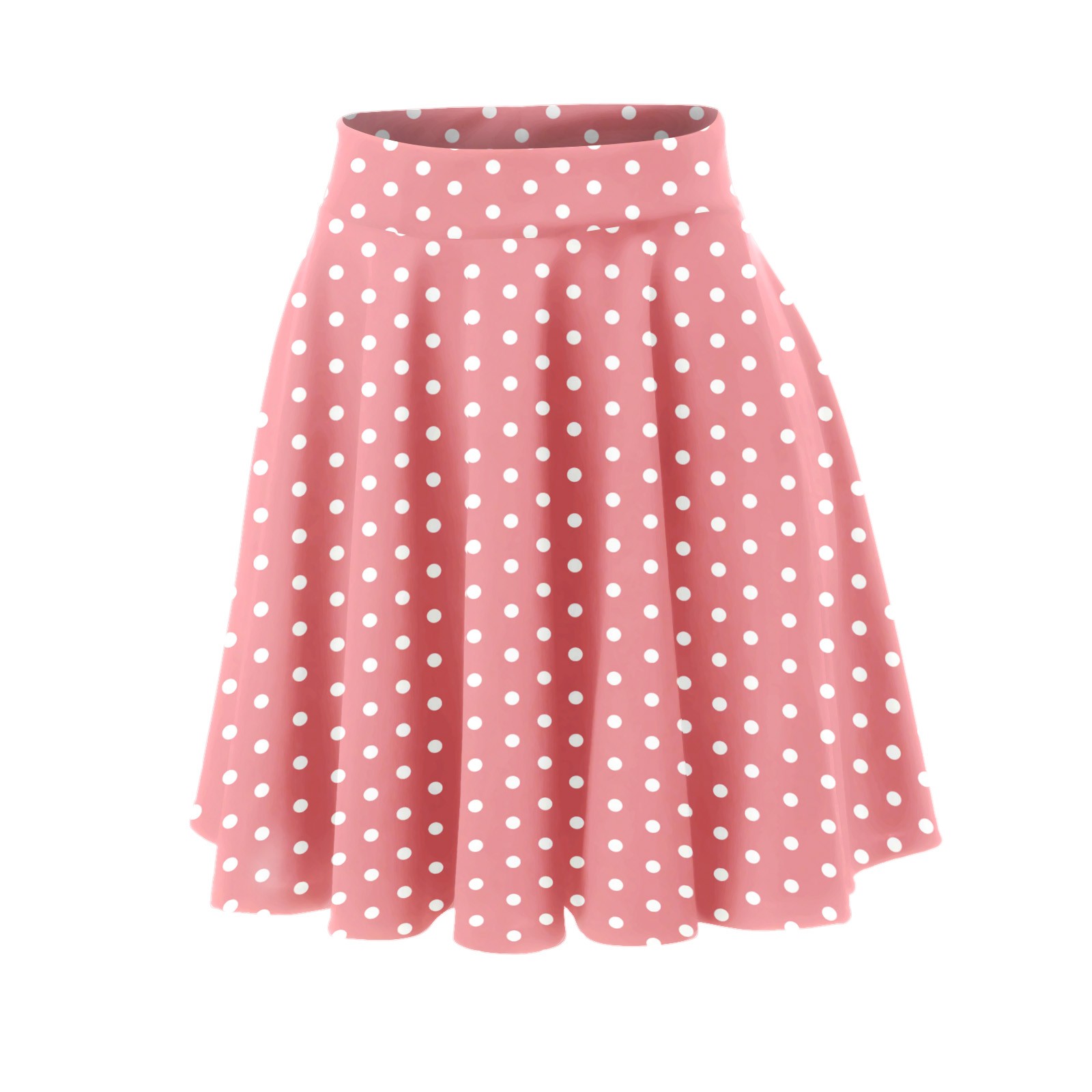 thumbnail image 4 of Minifalda clásica con cintura elástica para mujer: falda elegante y casual de corte A, 95 % poliéster, tallas reales, para todas las estaciones - S-XXL, 4 of 6